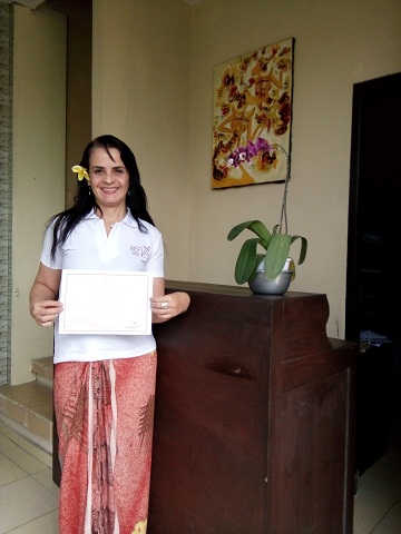 Reeva Bali Spa School Student